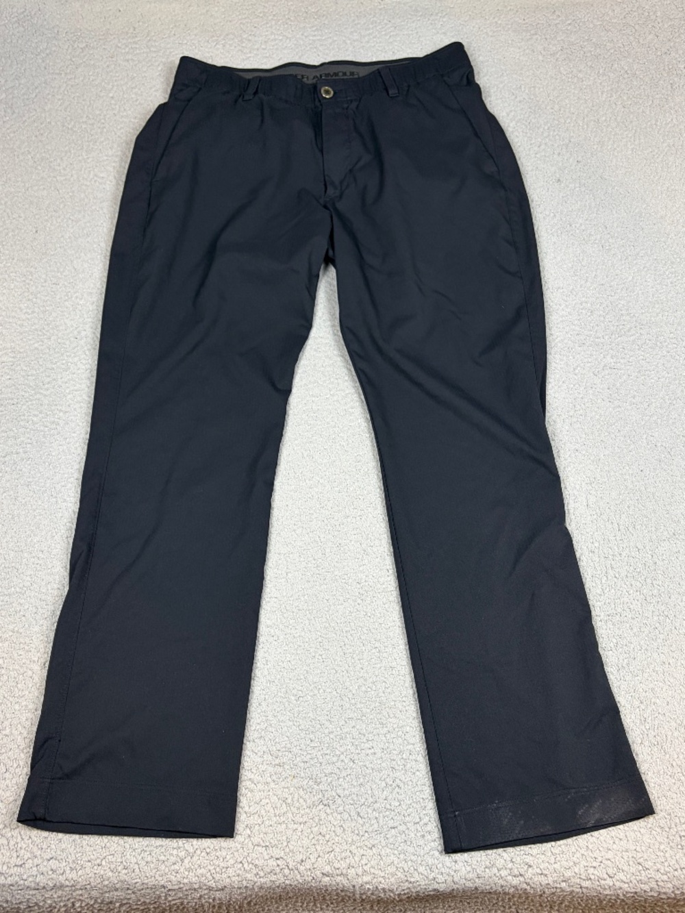 Under Armour Showdown Pants Men's 36x31 Black Performance Stretch Waistband